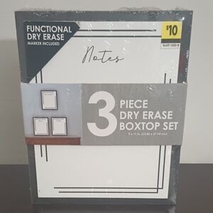 3 Piece Dry Erase Boxtop Set